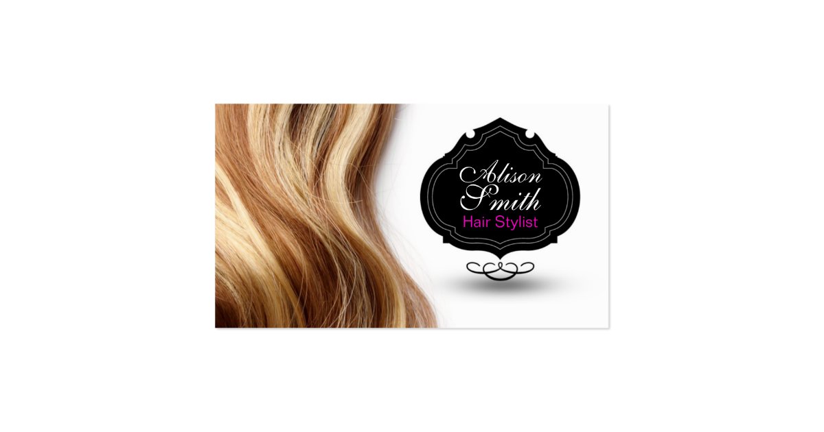 Hair Stylist Business Card Zazzle