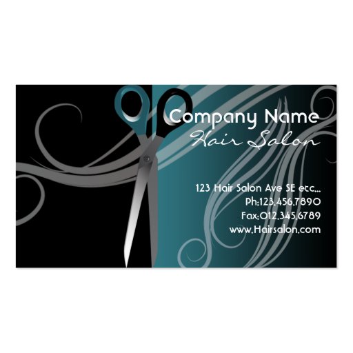 hair stylist business card Zazzle