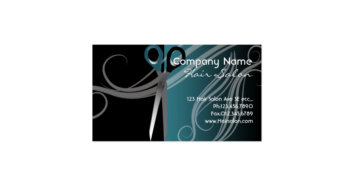 hair stylist business card Zazzle