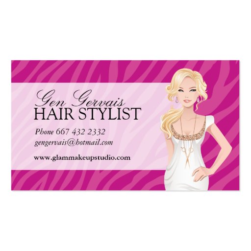 Hair Stylist Business Card Zazzle