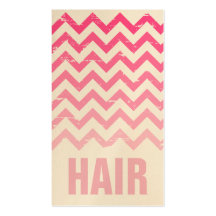 Hair Stylist Business Card - Cracked Pink Ombre