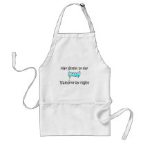 Hair Stylist By Day Vampire By Night aprons