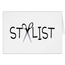 Hair Stylist Greeting Card