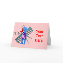 Hair Stylist Greeting Card