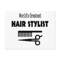 Hair Stylist Card Post Cards