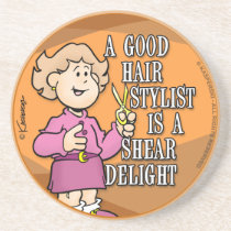 Hair Stylist Beverage Coaster