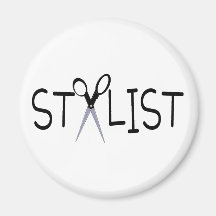 Hair Stylist Fridge Magnet
