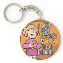 Hair Stylist Keychain