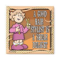 Hair Stylist Magnet