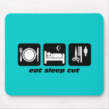 Hair stylist mouse pads