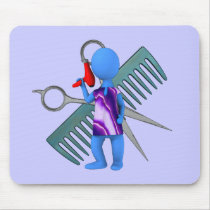Hair Stylist Mouse Pad