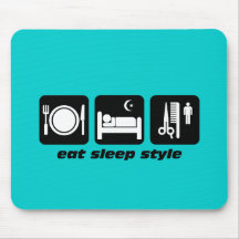 Hair stylist mousepad