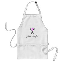 Hair Stylist (Pink/Scissors) aprons