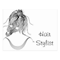 artsprojekt, hair, stylist, salon, hairstylist, beautician, hairstyle, spa, modern, business card, stylists, beauty, custom, for, hairstylists, postcards, fashion, occupations, dresser, consultant, professional, hairdresser, colorist, barber, shop, glamour, style, cosmetology, cosmetologist, Postkort med brugerdefineret grafisk design