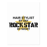 Hair Stylist Rock Star by Night Postcards
