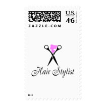 Hair Stylist (Scissors/Pink) Postage