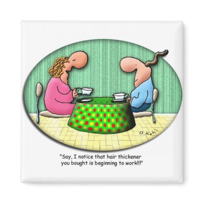 Hair Thickener Magnet by phyllidi