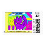 HAIRBALL ALLEY Postage Stamps