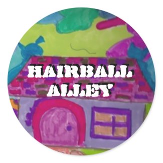 Hairball Alley sticker