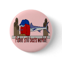 HairBall Fisherman and Swordfish buttons