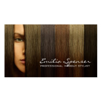 Haircut stylist business card business cards