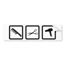 haircutter gear bumper stickers