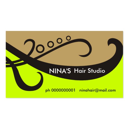 Hairdresser/Hairstylist business cards