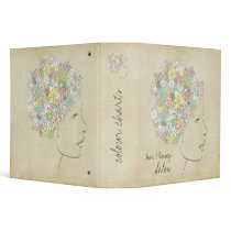 Hairdressing Salon Color Custom Folder Binder