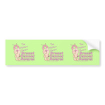 Hairless Hare is Breast Cancer Aware bumper stickers