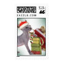 Hairless Sphynx Kitten Christmas Postage