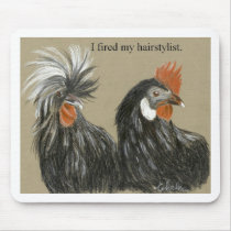 hairstyle chickens mousepads