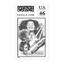 Hairstyling_Collage, TAHIRIHSTYLES postage