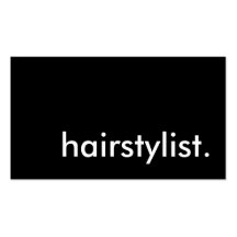hairstylist. business card