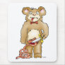 Hairy Carey Bear Mousepad