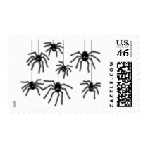 Hairy Cartoon Spiders Postage