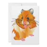 Hairy Hamster Personalized Announcements