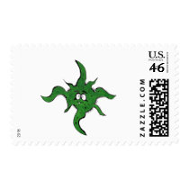 Hairy Monster postage by miserablemisty Hairy Monster postage