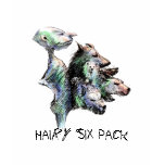 Hairy six pack t-shirts