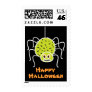 Hairy Spider Halloween Stamp