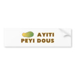 haiti007 bumper sticker