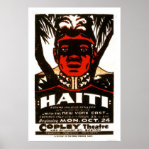 Haiti Black Napoleon 1938 WPA Print