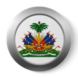 Haiti Coat of Arms Pinback Button