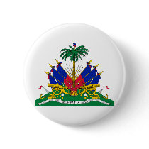 Haiti coat of arms buttons