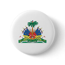 HAITI COAT OF ARMS - PINBACK BUTTONS
