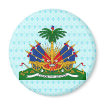 Haiti Coat of Arms detail Fridge Magnet