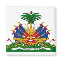 Haiti Coat of Arms detail Refrigerator Magnets