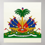 Haiti Coat of Arms detail posters