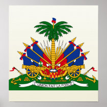Haiti Coat of Arms detail Posters