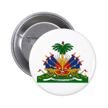 Haiti Coat of arms HT Pinback Buttons