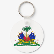 Haiti coat of arms keychains